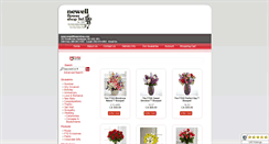 Desktop Screenshot of newellflowershop.com